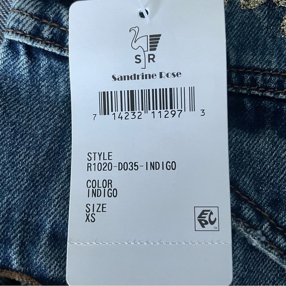 New! Sandrine Rose x Free People boys don’t cry Jean Jacket nwt 18295 - Picture 11 of 15